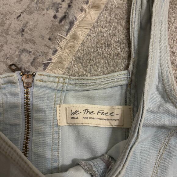 Free People Daydream Denim Corset Top - Picture 3 of 6